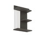 Hanah Home Kinik - Estantería de pared Antracita